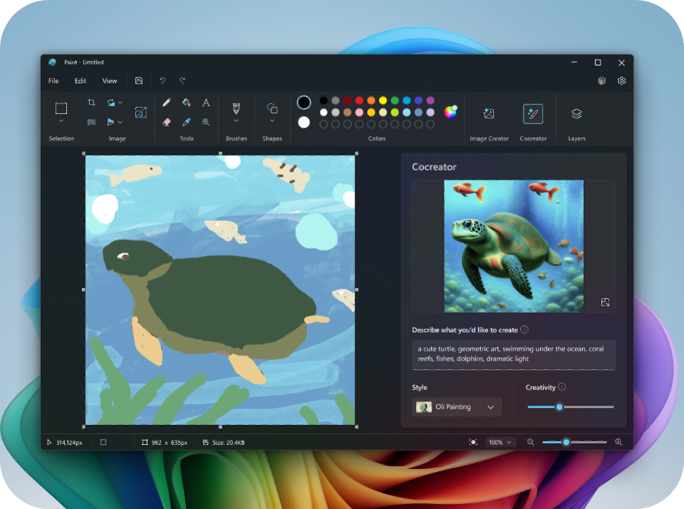 UI before